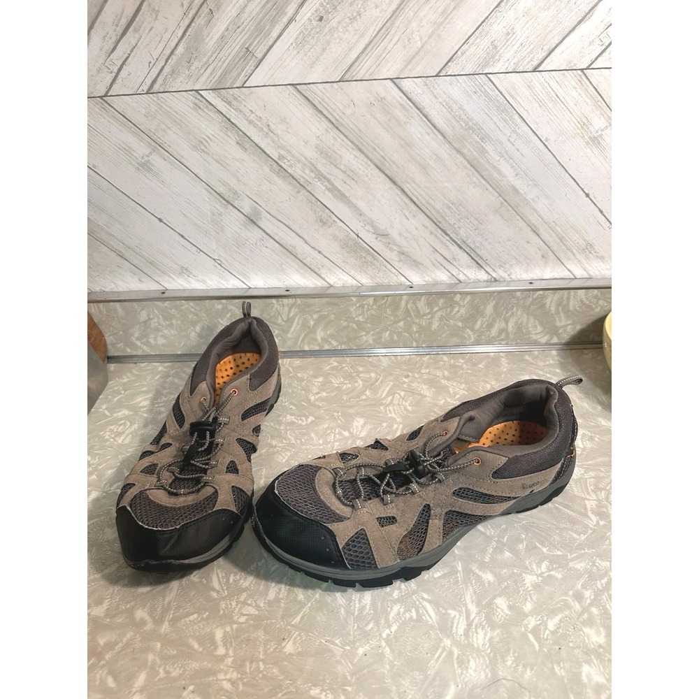 Gotcha Trekker Tan Vented Soles Stay Tight Laces Hiking Shoes Mens Size 12